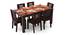 Brighton Large - Capra 6 Seater Dining Table Set (Mahogany Finish) by Urban Ladder - - 3053