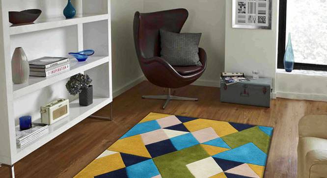 Nicolo Carpet (Green, 122 x 183 cm  (48" x 72") Carpet Size) by Urban Ladder - Front View Design 1 - 305376