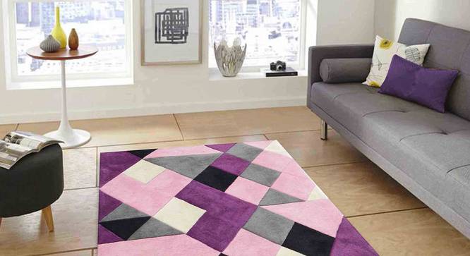 Nicolo Carpet (Purple, 122 x 183 cm  (48" x 72") Carpet Size) by Urban Ladder - Front View Design 1 - 305386