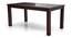 Brighton Large - Capra 6 Seater Dining Table Set (Mahogany Finish) by Urban Ladder - Side View Design 1 - 3054