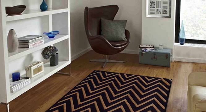 Renata Carpet (Brown, 91 x 152 cm  (36" x 60") Carpet Size) by Urban Ladder - Front View Design 1 - 305430