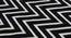 Renata Carpet (91 x 152 cm  (36" x 60") Carpet Size, Black and White) by Urban Ladder - Design 1 Details - 305458