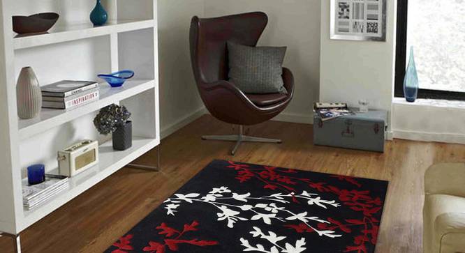 Yamin Carpet (Red, 91 x 152 cm  (36" x 60") Carpet Size) by Urban Ladder - Front View Design 1 - 305521