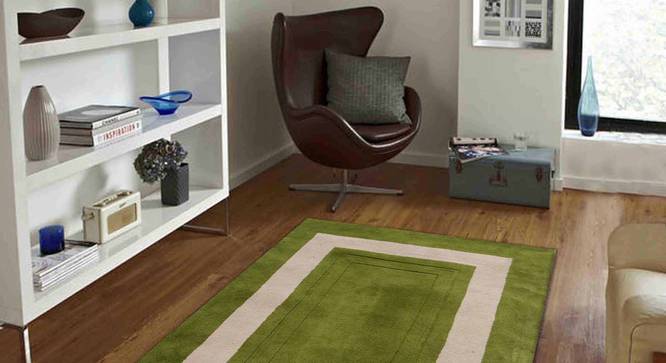 Bianka Carpet (Green, 122 x 183 cm  (48" x 72") Carpet Size) by Urban Ladder - Front View Design 1 - 305833