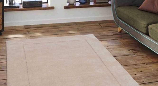 Leora Carpet (Beige, 183 x 274 cm  (72" x 108") Carpet Size) by Urban Ladder - Front View Design 1 - 306061