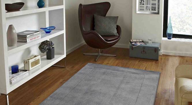 Leora Carpet (Grey, 91 x 152 cm  (36" x 60") Carpet Size) by Urban Ladder - Front View Design 1 - 306218