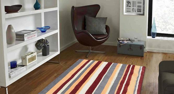 Selvico Carpet (Maroon, 56 x 140 cm (22" x 55") Carpet Size) by Urban Ladder - Front View Design 1 - 306247