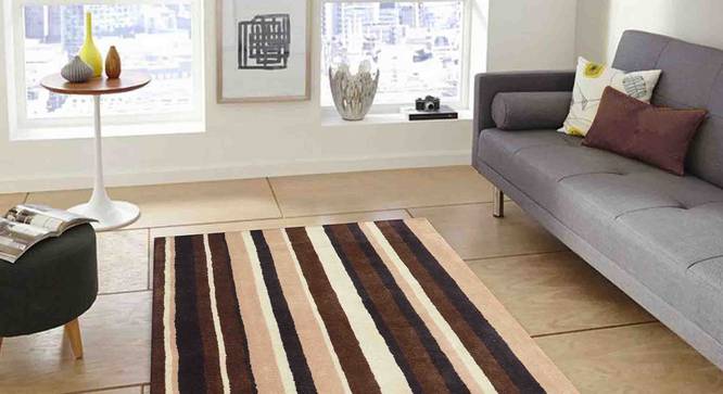 Selvico Carpet (Beige, 56 x 140 cm (22" x 55") Carpet Size) by Urban Ladder - Front View Design 1 - 306273