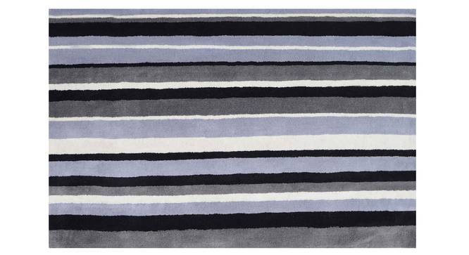 Selvico Carpet (122 x 183 cm  (48" x 72") Carpet Size, Black and White) by Urban Ladder - Design 1 Details - 306350