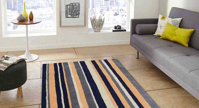 Selvico Carpet (Gold, 91 x 152 cm  (36" x 60") Carpet Size) by Urban Ladder - Front View Design 1 - 306386