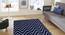 Zesta Carpet (Blue, 56 x 140 cm (22" x 55") Carpet Size) by Urban Ladder - Front View Design 1 - 306471