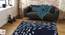 Antonia Carpet (Blue, 122 x 183 cm  (48" x 72") Carpet Size) by Urban Ladder - Front View Design 1 - 306553