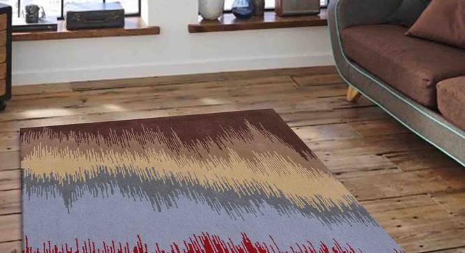 Geonna Carpet (Red, 91 x 152 cm  (36" x 60") Carpet Size) by Urban Ladder - Front View Design 1 - 306595