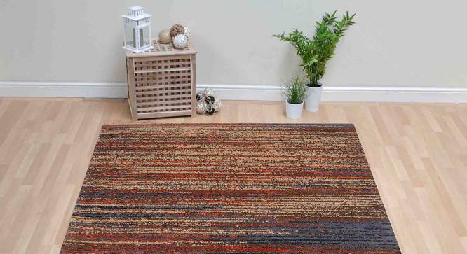 Julio Carpet (Orange, 56 x 140 cm (22" x 55") Carpet Size) by Urban Ladder - Front View Design 1 - 306799