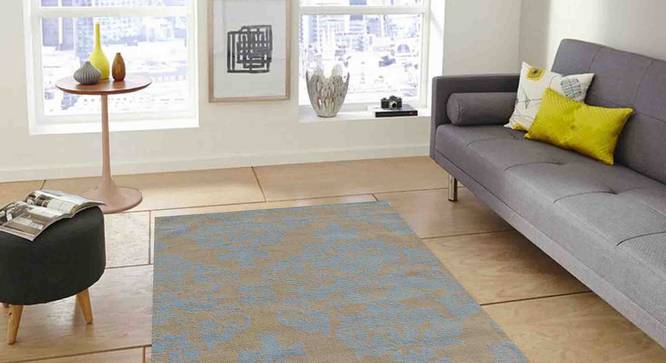 Raubat Carpet (Blue, 56 x 140 cm (22" x 55") Carpet Size) by Urban Ladder - Front View Design 1 - 306919