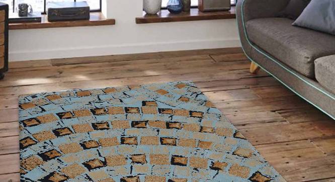 Ivano Carpet (Blue, 183 x 274 cm  (72" x 108") Carpet Size) by Urban Ladder - Front View Design 1 - 307003