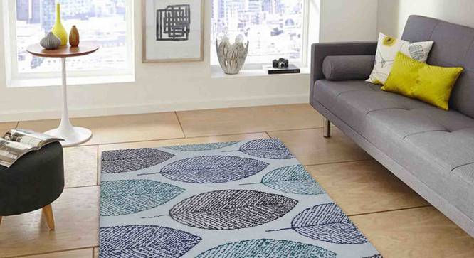 Kara Carpet (White, 122 x 183 cm  (48" x 72") Carpet Size) by Urban Ladder - Front View Design 1 - 307040