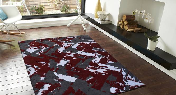 Basilio Carpet (Red, 91 x 152 cm  (36" x 60") Carpet Size) by Urban Ladder - Front View Design 1 - 307106