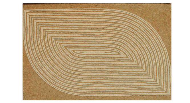 Octavia Carpet (Gold, 122 x 183 cm  (48" x 72") Carpet Size) by Urban Ladder - Design 1 Details - 307419
