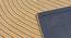 Octavia Carpet (Gold, 183 x 274 cm  (72" x 108") Carpet Size) by Urban Ladder - Rear View Design 1 - 307434