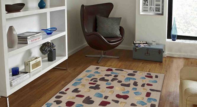 Maurano Carpet (Beige, 91 x 152 cm  (36" x 60") Carpet Size) by Urban Ladder - Front View Design 1 - 307436