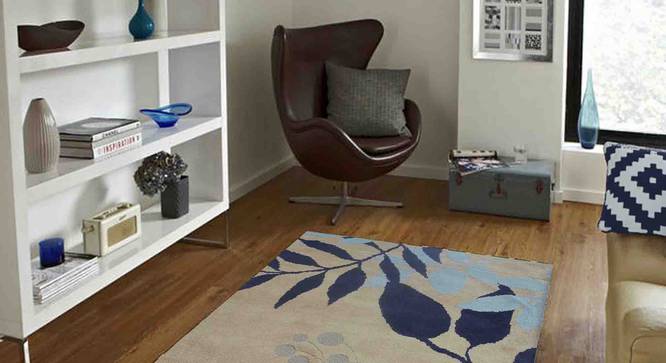 Luka Carpet (Beige, 91 x 152 cm  (36" x 60") Carpet Size) by Urban Ladder - Front View Design 1 - 307526