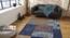 Uberto Carpet (Blue, 91 x 152 cm  (36" x 60") Carpet Size) by Urban Ladder - Front View Design 1 - 307616