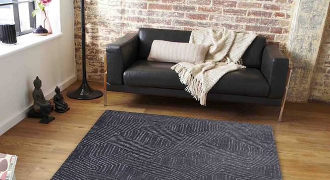Armano Carpet (Black, 91 x 152 cm  (36" x 60") Carpet Size) by Urban Ladder - Front View Design 1 - 307701
