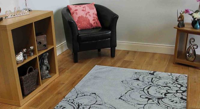 Silika Carpet (Grey, 183 x 274 cm  (72" x 108") Carpet Size) by Urban Ladder - Front View Design 1 - 307748