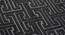 Alfredo Carpet (122 x 183 cm  (48" x 72") Carpet Size, Grey & Black) by Urban Ladder - Design 1 Details - 307833