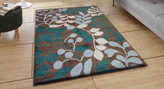 Jasmine Carpet (Brown, 56 x 140 cm (22" x 55") Carpet Size) by Urban Ladder - Front View Design 1 - 307909