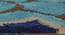 Casmiro Carpet (Blue, 91 x 152 cm  (36" x 60") Carpet Size) by Urban Ladder - Design 1 Close View - 307946