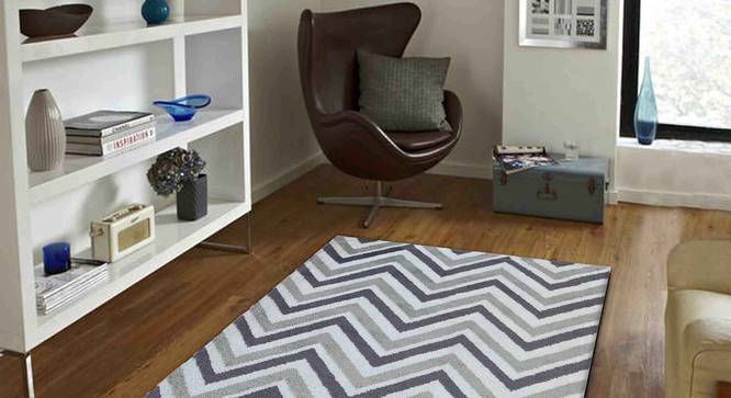 Ivano Carpet (Grey, 91 x 152 cm  (36" x 60") Carpet Size) by Urban Ladder - Front View Design 1 - 307975