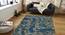 Zinmar Carpet (Blue, 56 x 140 cm (22" x 55") Carpet Size) by Urban Ladder - Front View Design 1 - 308089