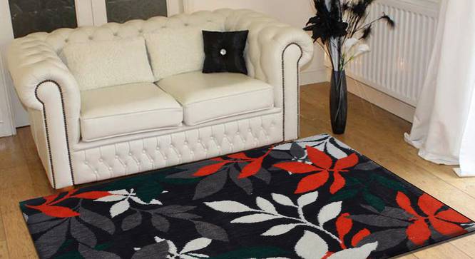 Marissa Carpet (Orange, 91 x 152 cm  (36" x 60") Carpet Size) by Urban Ladder - Front View Design 1 - 308150