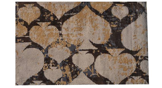 Spades Carpet (Brown, 56 x 140 cm (22" x 55") Carpet Size) by Urban Ladder - Design 1 Details - 308266