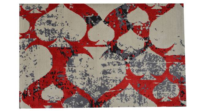 Spades Carpet (Red, 91 x 152 cm  (36" x 60") Carpet Size) by Urban Ladder - Design 1 Details - 308318