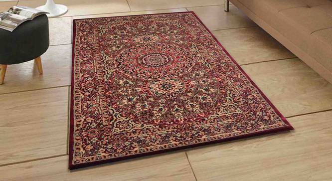 Bamshaad Carpet (Red, 122 x 183 cm  (48" x 72") Carpet Size) by Urban Ladder - Front View Design 1 - 308410