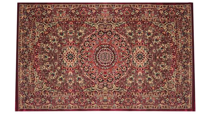 Bamshaad Carpet (Red, 122 x 183 cm  (48" x 72") Carpet Size) by Urban Ladder - Design 1 Details - 308411