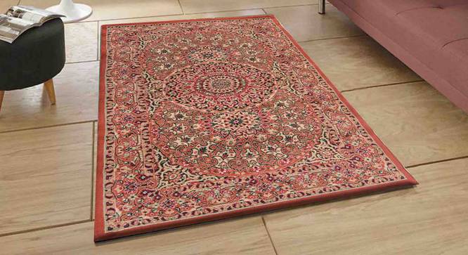 Bamshaad Carpet (Orange, 122 x 183 cm  (48" x 72") Carpet Size) by Urban Ladder - Front View Design 1 - 308421