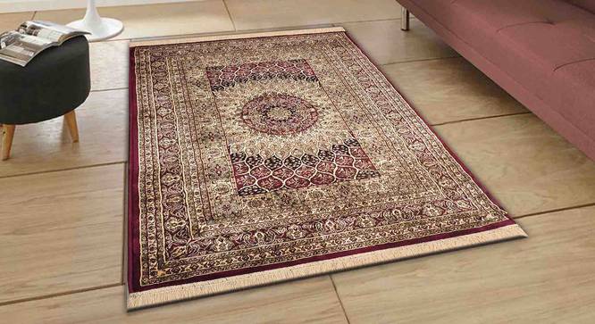 Kambiz Carpet (Red, 152 x 213 cm  (60" x 84") Carpet Size) by Urban Ladder - Front View Design 1 - 308539