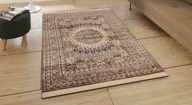 Kambiz Carpet (Green, 122 x 183 cm  (48" x 72") Carpet Size) by Urban Ladder - Front View Design 1 - 308543