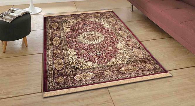 Mehrak Carpet (Red, 122 x 183 cm  (48" x 72") Carpet Size) by Urban Ladder - Front View Design 1 - 308586