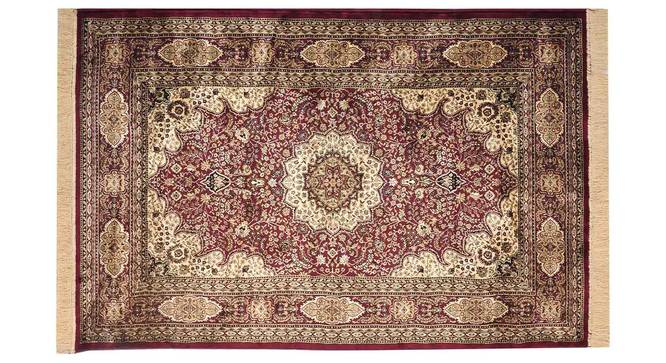 Mehrak Carpet (Red, 122 x 183 cm  (48" x 72") Carpet Size) by Urban Ladder - Design 1 Details - 308588