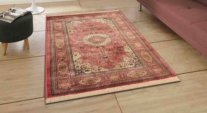Mehrak Carpet (Orange, 152 x 213 cm  (60" x 84") Carpet Size) by Urban Ladder - Front View Design 1 - 308596