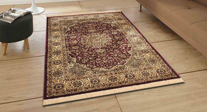 Pirouz Carpet (Red, 122 x 183 cm  (48" x 72") Carpet Size) by Urban Ladder - Front View Design 1 - 308619