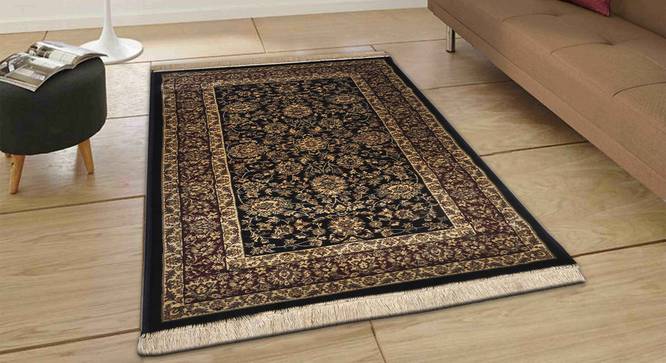 Sarmad Carpet (Black, 152 x 213 cm  (60" x 84") Carpet Size) by Urban Ladder - Front View Design 1 - 308697