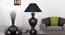 Copse Table Lamp (Black, Black Shade Colour, Cotton Shade Material) by Urban Ladder - Design 1 Semi Side View - 308773