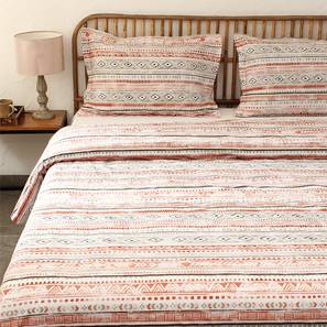 Double Bedsheet Design Grey GSM Cotton Size Quilt