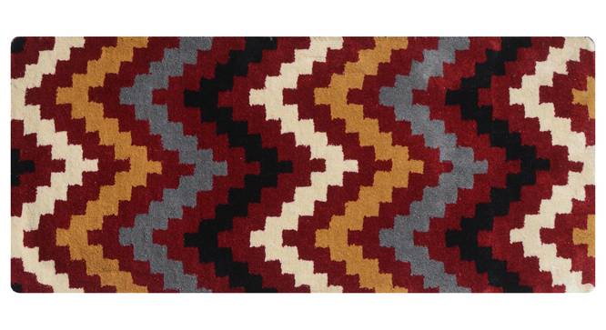 Gino Table Runner (Red, 56 x 140 cm (22" x 55") Table Linen Size) by Urban Ladder - Design 1 Details - 309129